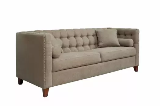 Диван euroson (myfurnish) коричневый 215x70x90 см.