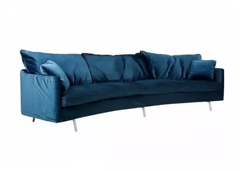 Диван euroson (myfurnish) синий 301x81x109 см.