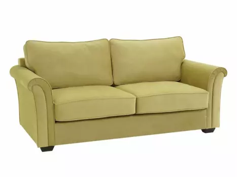 Диван euroson (myfurnish) желтый 205x97x103 см.
