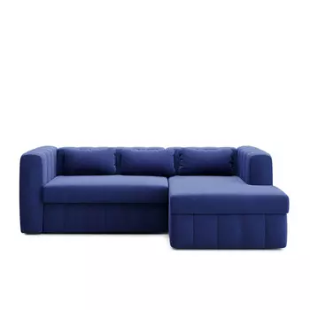 Диван fabio нераскладной (kult) синий 250x76x160 см.