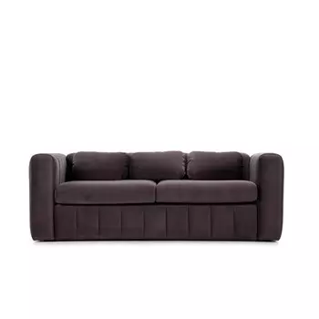 Диван fabio раскладной (kult) коричневый 230x76x105 см.