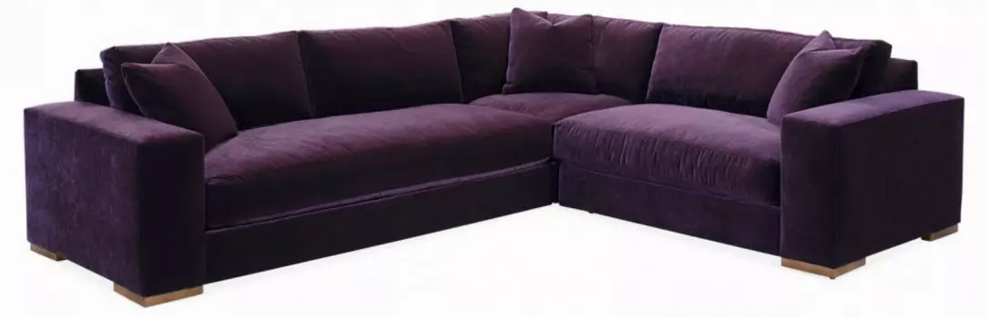 Диван four (icon designe) фиолетовый 250x80x200 см.