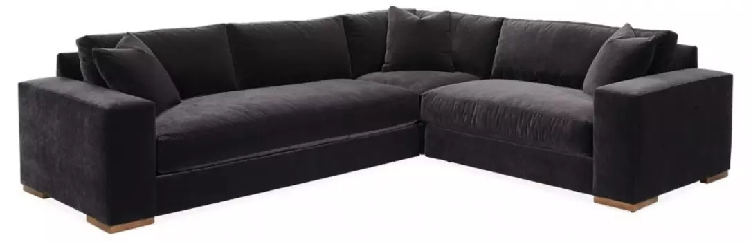 Диван four (icon designe) серый 315x89x255 см.