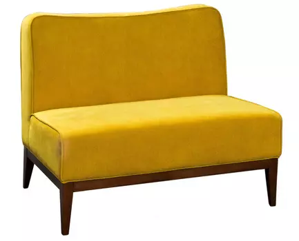 Диван giron (r-home) желтый 120x85x70 см.