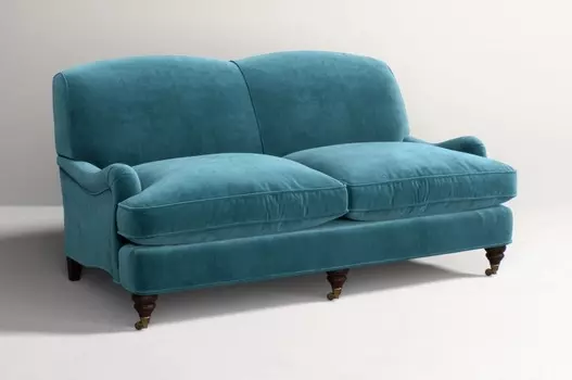 Диван “glenlee (idealbeds) голубой 220x90x95 см.