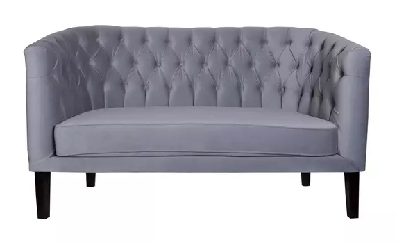 Диван harry grey (mak-interior) серый 150x92x80 см.