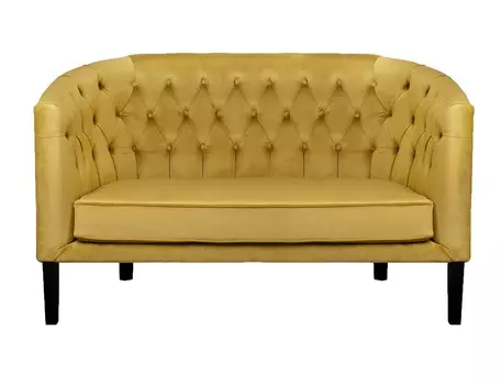 Диван harry (mak-interior) желтый 150x92x80 см.