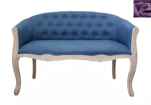 Диван kandy double blue фиолетовое (mak-interior) фиолетовый 104x71x62 см.