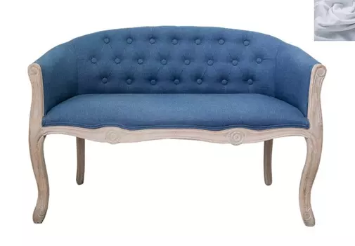 Диван kandy double blue серое (mak-interior) серый 104x71x62 см.