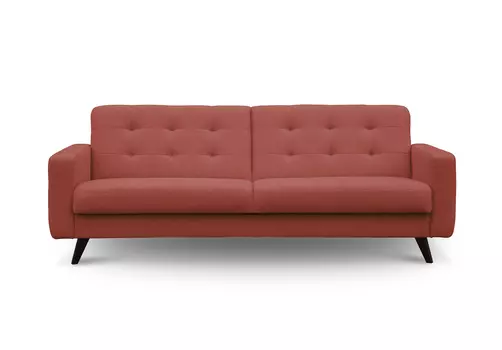 Диван-кровать california (myfurnish) красный 230x90x93 см.