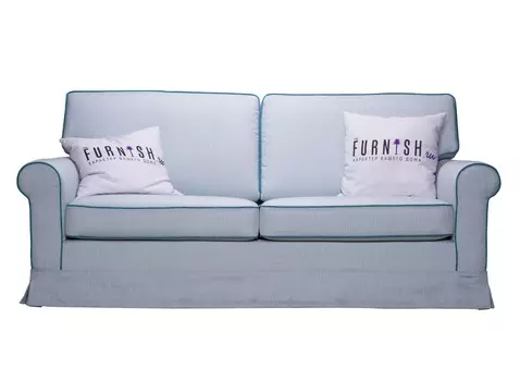 Диван-кровать classic (myfurnish) голубой 195x86x82 см.