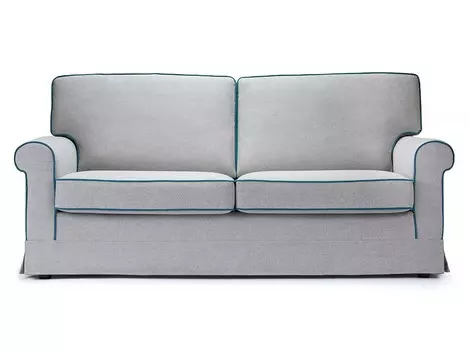 Диван-кровать classic (myfurnish) серый 195x86x82 см.