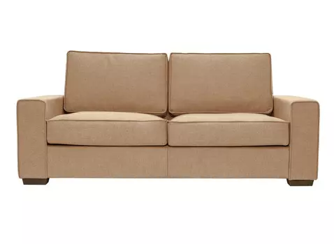 Диван-кровать hallstatt (myfurnish) коричневый 200x80x82 см.