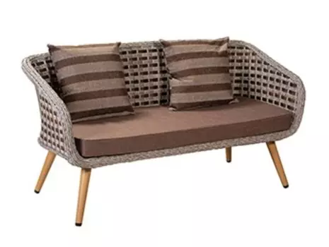 Диван кюрасао (r-home) коричневый 146x80x69 см.