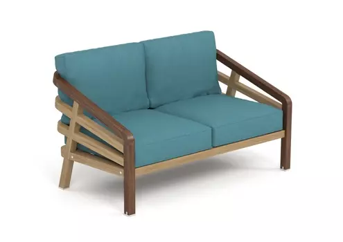 Диван lagoon (yachtline) бирюзовый 130.0x83.0x76 см.