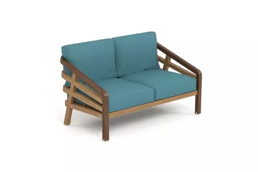 Диван lagoon (yachtline) бирюзовый 130x83x76 см.