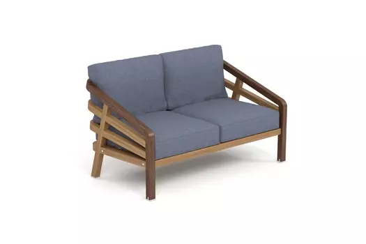 Диван lagoon (yachtline) голубой 130x83x76 см.