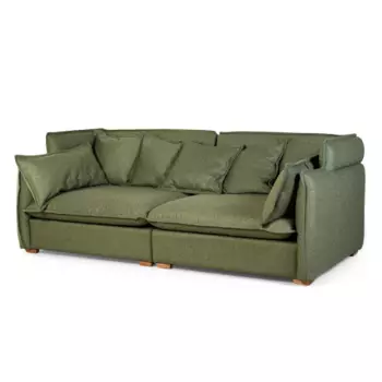 Диван leona 2 модуля (desondo) зеленый