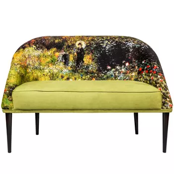 Диван «летний пейзаж» (object desire) зеленый 128x75x86 см.