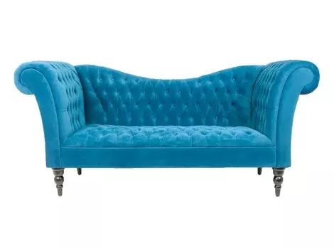 Диван lina (mak-interior) синий 191x66x71 см.