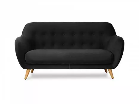 Диван loa (ogogo) черный 175x85x80 см.