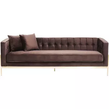 Диван loft (kare) коричневый 229x73x80 см.