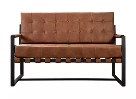 Диван loft (r-home) коричневый 125x84x79 см.