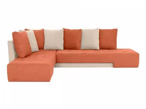 Диван london (ogogo) оранжевый 296x76x215 см.