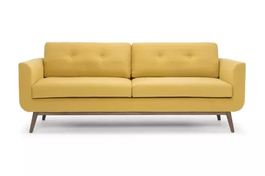 Диван malmo (myfurnish) желтый 180x87x89 см.