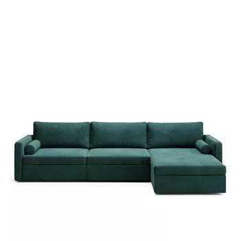 Диван moreno нераскладной (kult) зеленый 330x94x172 см.