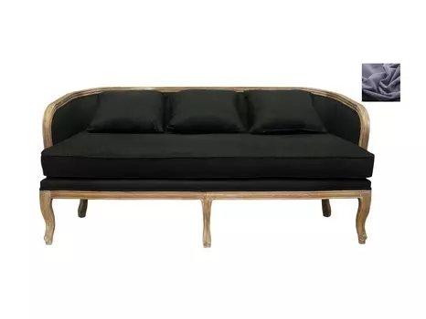 Диван nora темно-серый (mak-interior) черный 173x84x73 см.