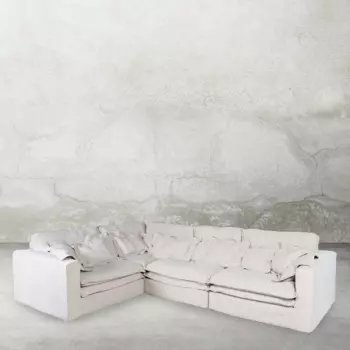 Диван norbiton угловой (desondo) белый