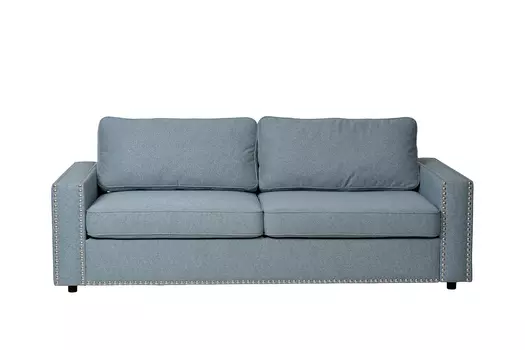 Диван oscar (garda decor) голубой 231x85x99 см.