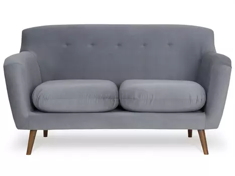 Диван oslo (myfurnish) серый 151x83x89 см.