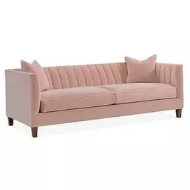 Диван penelope (myfurnish) розовый 218x74x91 см.