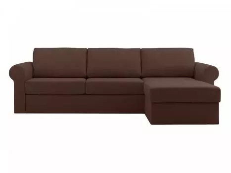 Диван peterhof (ogogo) коричневый 282x88x170 см.