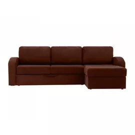 Диван peterhof (ogogo) коричневый 282x88x170 см.