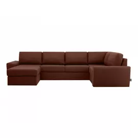 Диван peterhof (ogogo) коричневый 359x88x201 см.