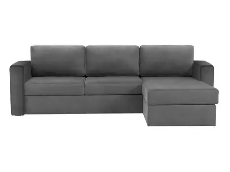 Диван peterhof (ogogo) серый 282x88x170 см.