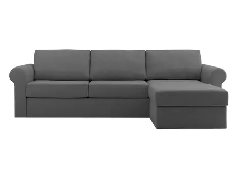 Диван peterhof (ogogo) серый 282x88x170 см.