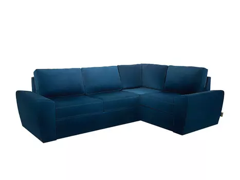 Диван peterhof (ogogo) синий 281x88x201 см.