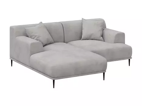 Диван portofino (ogogo) серый 196x72x168 см.