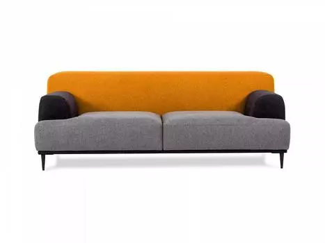 Диван portofino wave (ogogo) желтый 196x72x97 см.