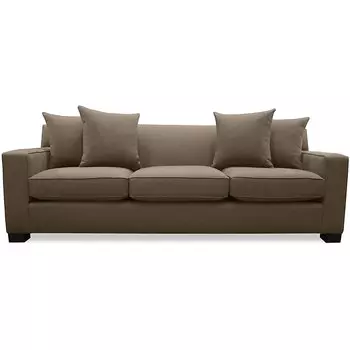 Диван premium linen sofa (ml) коричневый 228x81x91 см.