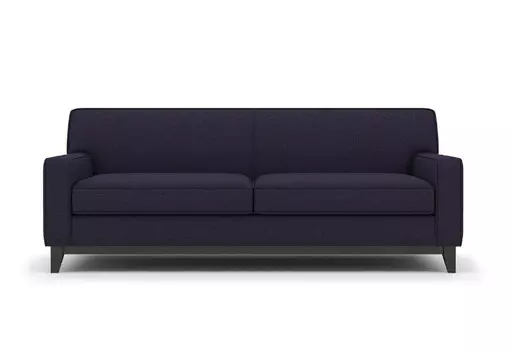 Диван прямой monk grande (dubrava) синий 225x86x100 см.