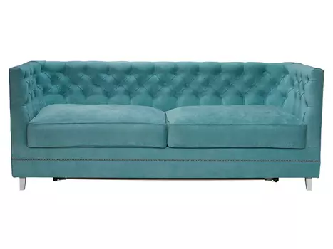 Диван раскладной мессино (modern classic) бирюзовый 160x80x65 см.