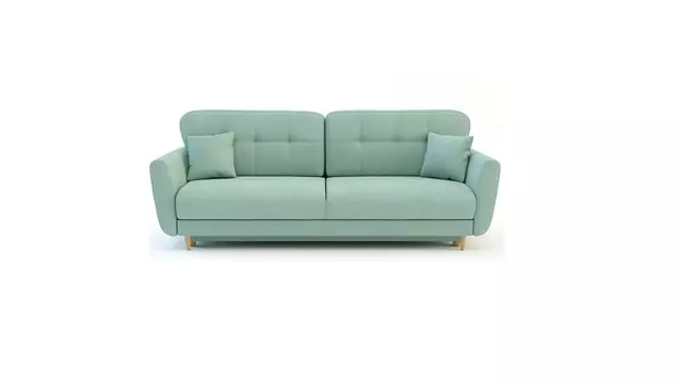 Диван раскладной palermo (myfurnish) бирюзовый 235x94x92 см.
