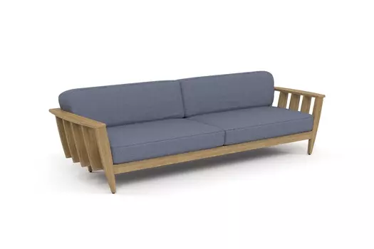 Диван reef (yachtline) голубой 251x90 см.