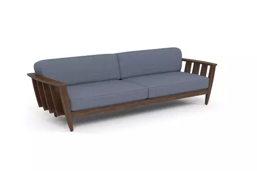 Диван reef (yachtline) голубой 251x90 см.