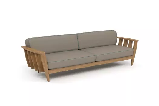 Диван reef (yachtline) коричневый 251x90 см.